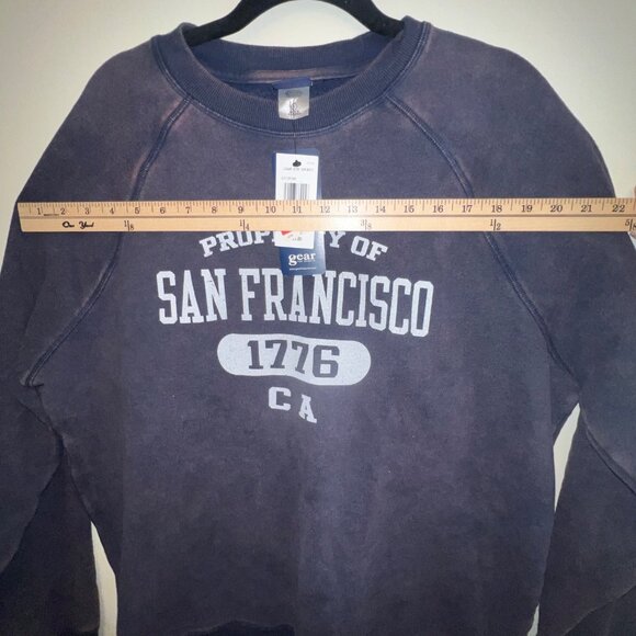 "Property Of San‎ Francisco 1776 CA" Gear For Sports Sweatshirt, Large Blue NWT - Picture 5 of 11